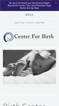 Mobile Screenshot of centerforbirth.com